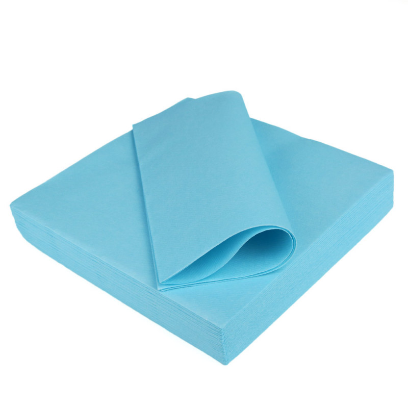 SERVIETTES PLASTIFIEES (500PCS/CTN) SV2 COULEUR : BLEU CIEL