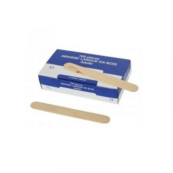 ABAISSE LANGUE EN BOIS (BTE 100)