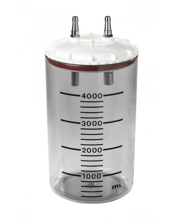 BOCAL D'ASPIRATION AUTOCLAVABLE 4 LITRES